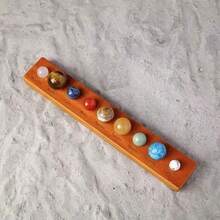 Natural Crystal Raw Stones & Solar System Crystal Balls Set – Perfect Gift For Children's Day - Planetary Box - View 2