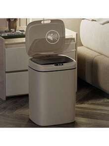 11L/15L Automatic Sensor Trash Can – Battery Operated (2 Batteries), Touchless Waterproof Bin With Lid,11L/15L Smart Sensor Trash Can – 2-Battery Powered, Touchless Waterproof Kitchen Bathroom Bin,11L/15L Battery Operated Sensor Trash Can, 2-Battery Sensor Bin, Touchless Battery Powered Trash Can, Waterproof Automatic Trash Can, Cordless Sensor Trash Can, Home Battery Operated Bin, Kitchen Bathroom Sensor Trash Can, Dual Capacity Battery Bin, 2pcs Battery Trash Can, Touchless Waterproof Bin, Odor-Sealing Battery Trash Can, Compact Sensor Bin, Family Size Automatic Trash Can, Cordless Home Wastebasket, Battery Powered Hygiene Bin, Replaceable Battery Trash Can, Multi-Room Sensor Trash Can, Easy-Install Battery Bin, No-Charge Sensor Trash Can, Durable Battery Operated Wastebasket - 白色15L - 查看 2