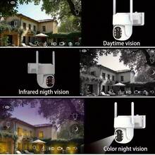 5G WiFi LTE Solar Security Camera, IP66 Waterproof, 360° Real-Time View, 4MP Color Night Vision, PIR Motion Sensor, Two-Way Communication, Smartphone Application Control, 8000mAh Battery, Wireless Outdoor Monitoring, Suitable For Home, Garage, Yard, Pet Monitoring. - 黑色 - 查看 9