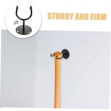 Soporte De Exhibicin De De Bisbol Accesorio Multifuncional Resistente y Prctico - Negro - Ver 8