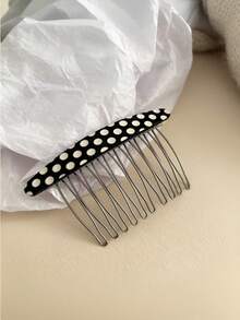 前刘海夹美发工具，醋酸纤维发夹，女士发饰发夹发梳，侧梳，学生用品，婚礼用品，头部饰品 - 彩色 - 查看 7