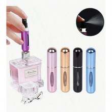 1PC 5ML Refillable Perfume Atomizer Travel, Portable Mini Pocket Perfume Atomizer For Travel Accessories Tin Canister Organiser Bottle - Màu tím - Xem 6