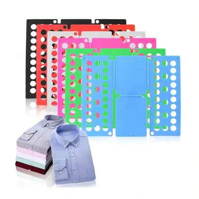 Multifunctional Clothes Folding Board, Durable Plastic Shirt Folding Organizer, Easy Clothing Organization, Space Saving, Suitable For T-Shirts, Pants, Dresses And Towels