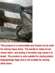 1 件壁挂式塑料袋分配器收纳架垃圾袋收纳袋厨房塑料袋分类挂袋家用悬挂式垃圾网袋收纳盒，多功能垃圾袋收纳袋，网袋透气壁挂式多用途垃圾袋收纳挂袋，适用于家庭、厨房、夏季海滩派对、食物、露营、存储、房间装饰、厨房配件