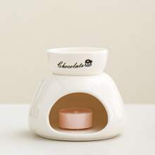 1个巧克力融化锅，陶瓷家用套装，奶茶炉加热，迷你瑞士奶酪，奶酪火锅炉。 - 彩色 - 查看 8