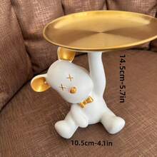 Decoración de soporte para llaves con forma de oso lindo, adorno de entrada del hogar, regalo de inauguración de casa - Multicolor - Ver 5