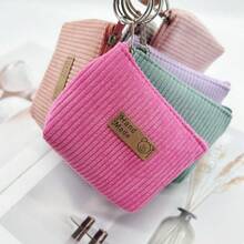Mini Portable Sanitary Pad Organizer, Coin Purse, Compact Lipstick/Cosmetic Bag, Earphone & Cable Organizer, Key Holder, Suitable For Vacation, Beach, Bathroom, Bedroom, Student Gifts - Multicolor - View 4