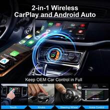 2026 Wireless Carplay Adapter For IPhone/Android - Fast Connection,No Latency,Hands-Free Call Wireless Adapter Electronic Charger Carplay Dongle - Simple - 查看 5