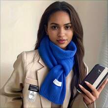 Autumn And Winter Warm Scarf Unisex Clothing Accessories Men And Women Couples Scarf Shawl Men's Birthday Casual Outdoor Commuting Scarf Outdoor Warmth Product - 白色 - 查看 8