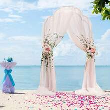 Metal Garden Arch, Wedding & Event Decoration, Garden Trellis For Climbing Plants, Assemble Freely 2 Sizes For Various Climbing Plant Roses Vines Bridal Party Decoration, 1 Pack - màu xanh lá - Xem 3