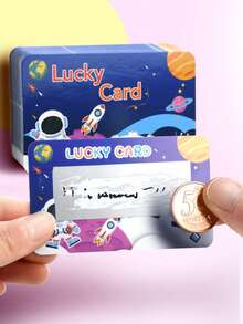 50pcs Scratch-Off Sticker Coating Decals DIY Small Cards Scratch Prize Cards Children Redemption Coupons Coating Stickers
