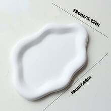 1pc Asymmetrical Ring Holder Gypsum Tray, Jewelry Display Stand For Earrings, Necklaces, Accessories, Photo Props, Jewelry Making Display - Multicolor - View 2