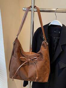 Women Tote Bags - 棕色 - 查看 11