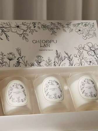 3/Box/1pc Creative Sand Cup Candle Box, Scented Candle, Made Of Natural Soy Wax, With A Variety Of Fragrances For You To Choose. Pure Natural Plant Fragrance, Floral And Fruity, Suitable For Girlfriends, Gifts, Mother's Day, Girls, Valentine's Day Gifts