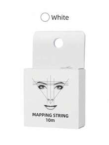 1件全新刺绣尺，带墨渍图案，刺绣辅助衬线工具，带墨渍定位线，眼妆工具 - 彩色 - 查看 10