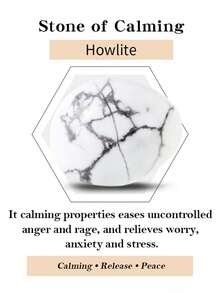 Sleep Improvement Crystal Bracelet For Women Men, Sodalite & White Turquoise Emotional Balance, Tranquility, Calm, Spiritual Meditation Reiki Jewelry For Women Men