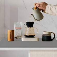 - Tapete de secado de platos pequeos, 16x 12 pulgadas, antideslizante, absorbente de cocina, de secado rpido, para mquina de caf, protector de mostrador de cocina, alfombrillas para secar - 16"x12" + Gris claro - Ver 7