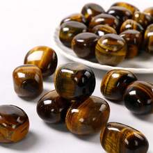 100g-500g Nature Polished Tumbled Tiger's Eye Stones Healing Stones For Wicca, Reiki, Energy Healing, Chakra Stones, Meditation, Yoga, Home Decoration - Tiger Eye - View 3