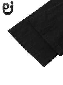 Men's Casual Long Robe, Middle Eastern Clothing, Long Sleeve Kaftan - Black - View 8