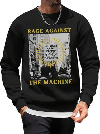 Sudadera Rage Against The Machine Power Of The People, merchandising de la banda, regalo para fans de música, uso casual para hombres y mujeres