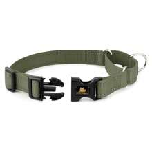 Collar Reflectante Tipo martingala con Hebilla de Cierre rpido, antitirones, para Perros pequeos, medianos y Grandes, Talla, Color Verde Ranger - Verde Ranger - Ver 3