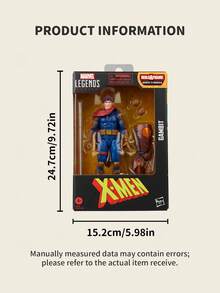 Hasbro 漫威传奇系列 - 9.72英寸 X战警卡牌之王可动人偶 | 官方授权，酷炫玩具套装，可拆卸部件，收藏玩具，圣诞节和生日礼物，ABS塑料材质，漫威粉丝专属，限量版，适合4岁及以上儿童 - 彩色 - 查看 10