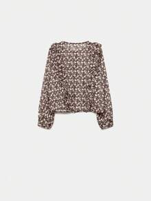 ARMONIAS Women Blouses - Màu Đỏ Sâu - Xem 3