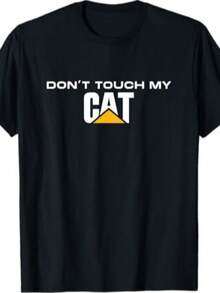 Dont Touch My CAT Operator Driver Fan Caterpillar T-Shirt - màu đen - Xem 1