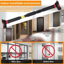 Studyset Pull Up Bar For Doorway,Strength Training Pull-Up Bars Without Screw - Adjustable Width Locking Mechanism Chin Up Bar, Thickened Steel Max Limit 440 Lbs Upper Body Fitness Pullup Bars - Black - View 4