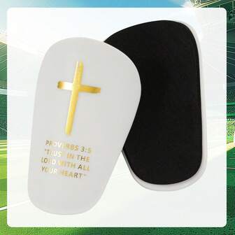 1 par mini 3:5 korsmönster fotbollsträningsinlägg, matchträningsskydd - bekväma att bära, slitstarka och slitstarka