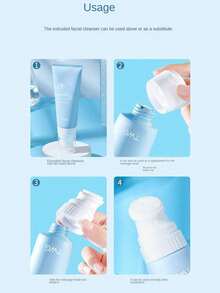 1瓶氨基酸洁面泡沫，面部护理，清洁，保湿，温和清洁，亲肤，提亮肤色