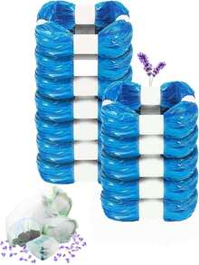 8sets Scented Disposable Diaper Pail Refill Bags, Diaper Pail Bags, Diaper Trash Bags, Durable Leakproof Replacement Garbage Bags, Odor-Sealing, Easy-Tear Foldable Design For Easy Storage, Compatible With Pails, Ideal For Baby Supplies, Multi-Purpose Trash Bags For Nursery, Kitchen, Bathroom, Car & Home Odor Control.