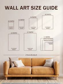 1幅极简主义跑步主题墙面艺术印刷品——长跑精神，无框海报，优质海报 - 彩色 - 查看 6