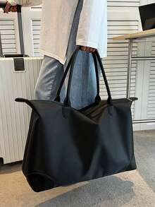 Bolsa de viaje de gran capacidad para exteriores, bolsa de equipaje con ruedas portátil, maletín minimalista ligero y casual de un solo hombro, bolso versátil, bolsa de deporte y gimnasio, bolsa de equipaje