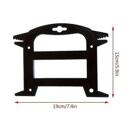 Bộ 1/4 cuộn dây dù đa năng, dụng cụ sắp xếp dây thừng, cuộn dây ngoài trời, giá đỡ cuộn dây gọn gàng - Cuộn dây bền chắc để quản lý dây, dùng cho cắm trại và câu cá ngoài trời, quà tặng lý tưởng.