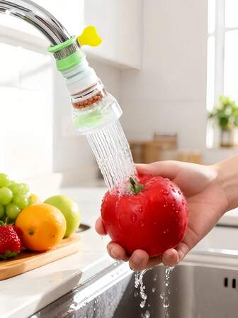 1Pc Faucet Filter Set - Water Faucet Extenders 360 Rotating, Adjustable Water Purifier For Sink, Easy To Install And Store, Reduce Water Waste, Good For Kitchen And Bathroom