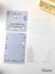 Bộ 10 thẻ phong cách Hàn Quốc Ins Thẻ đầu sau Bộ thẻ đóng gói Phụ kiện đóng gói Bộ quà tặng nướng Trở lại trường học - Nhiều màu - Xem 3