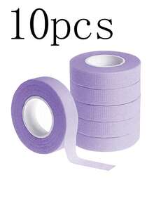 Eyelash Extension Tape – 1/3/6 Rolls Breathable Non-Woven Micropore Silicone Gel Lash Tape For Sensitive Skin, Under-Eye Pads & Lash Isolation – Gentle, Residue-Free Makeup Auxiliary Tape For Eyeshadow, Eyeliner & Precise Eye Makeup Finishing, 9m/Roll. - Multicolor - View 12