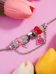 SANRIO 1 chiếc vòng tay hoạt hình Melody/Hello Kitty/Pompompurin/Kuromi dễ thương, thích hợp đeo hàng ngày, làm quà tặng cho bạn bè - Nhiều màu - Xem 7