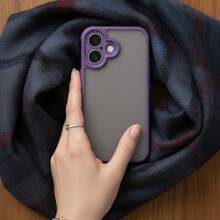 DECOPHONE Compatible With Apple 17, 17 Pro Max Phone Case, Van Shield Full Coverage PC And TPU Matte Anti-Drop Tactile Phone Case, Apple 17 Air Matte Anti-Drop Case, Pro Max Protective Case, Galaxy S25+/S24+/S25/S24/S25 Ultra/S24 FE/A56 5G/A55 5G/A36 5G/A35 5G/A26 5G/A16 5G/A16 4G/S25 - Purple - View 1