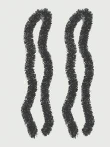 1 قطعة/2 قطعة إكليل كرمة صناعي ، ديكورات شجرة عيد الميلاد الخضراء والبيضاء, أفضل هدايا - أخضر - مشاهدة 7