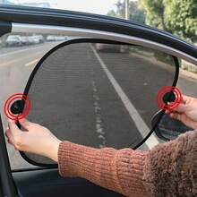 Car Sun Visor Side Window Sunshade Curtain, Heat Insulation And Glare Blocking, Summer Car Window Curtain Sunshade