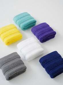 1件/3件套现代简约纯色条纹棉质浴巾 | 超柔软、高吸水性、速干桑拿浴巾、不掉毛、轻便，可选尺寸：34x75厘米浴巾/70x140厘米浴巾/34x34厘米面巾，耐用浴室必备品，情侣礼物