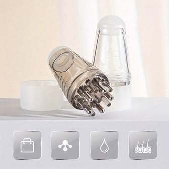 1pc Portable Scalp Massager Roller Brush, Massage Comb With Rollers For Hair Care, Upgraded Cosmetic Storage Box, Mini Scalp Brush For Hair Revitalization, Spring/Autumn/Winter