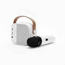 Bocina Karaoke Microfono Bluetooth Rgb Inalambrico K1 Para Exteriores Para Interiores Fiestas Auxiliar Usb Tarjeta Sim 8W Bateria Larga Duracion Luces Coloridas Inteligente Altavoz Parlante Bafle Sonido Potente Gran Potencia Graves Impresionantes Alto Rendimiento Volumen Alto Portatil Transportable Movible Musica Envolvente Multiuso Sonido Estereo Sonido Claro Mayoreo Menudeo Profesional Resistente Gran Calidad Uso Diario Moda Novedad Temporada Adaptable Comodidad Oficina Hogar Duradero Diy Regalos Regalo De Navidad Regalo Para Hombre Regalo Para Mujer Regalo Para Novio Regalos De Navidad Regalos De Navidad Mayoreo Regalos Para Niños Regalos Navideños Regalos Para Navidad Regalo Para El Dia De Las Madres Regalo Para El Dia Del Padre Regalo Para El Dia Del Niño Regalo Para Parejas Regalo Para Esposos Regalo Del Dia De San Valentin Regalo De Cumpleaños Maquina De Karaoke - Blanco - Ver 2