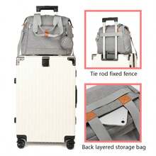 妈咪包手提包单肩包产妇包防水尿布包大容量产前包 - 彩色 - 查看 12