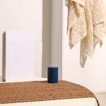 1.96-7.87英寸北欧蓝条纹装饰蜡烛，直径1.96英寸。复古风格高端圆柱形香氛蜡烛，适合家居装饰、烛台礼品，营造浪漫氛围，可用作装饰蜡烛、家用烛台、婚礼蜡烛、香氛蜡烛和女士礼物。 - 彩色 - 查看 11