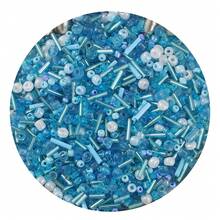 1500颗/30克混合工艺珠，玻璃米珠，管珠，1.5-4.5毫米小散珠，适合DIY首饰制作，如手链、项链、耳环等。 - 混色米珠-30克 - 查看 14