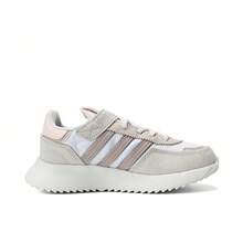 Adidas 三葉草小童透氣防滑運動鞋 - 白色/杏色 - 查看 1