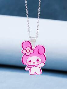 1pc Cute Cartoon Sanrio Hello Kitty Pendant Necklace, Fashionable Jewelry, Suitable For Daily Wear - Multicolor - View 11
